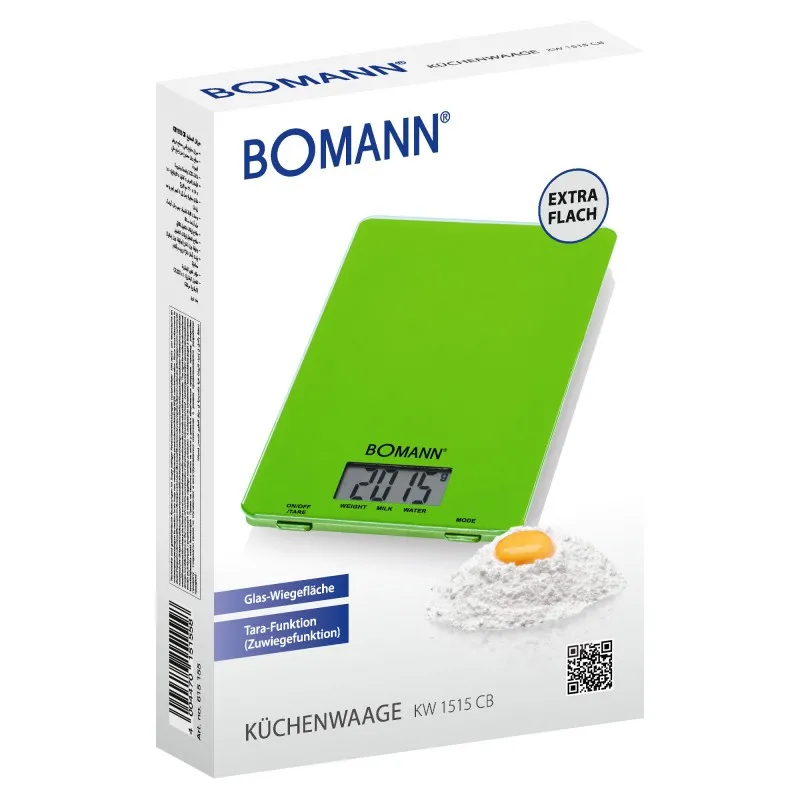 Кухонні електронні ваги Bomann KW 1515 CB Green
